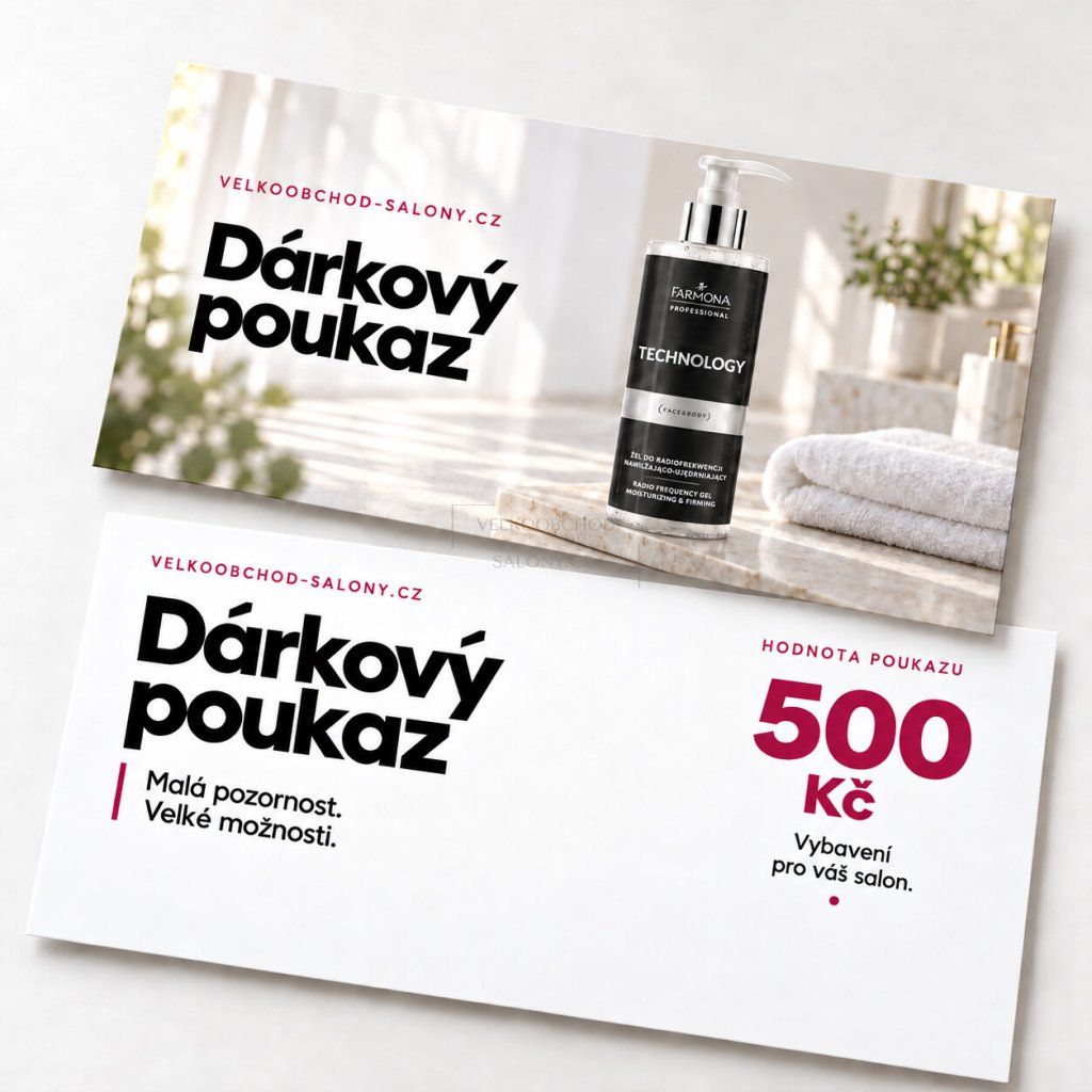 Dárkový poukaz v hodnotě 500 Kč na nákup na Velkoobchod-salony.cz