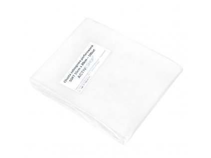 Jednorázové perforované šátky 100ks 15X20 CM - bílé