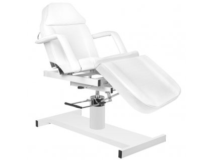 Hydraulické kosmetické lehátko A 210D s kolébkou - bílé