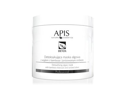 APIS Detoksykująca maska algowa z węglem z bambusa i jonizowanym srebrem 250g