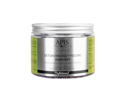 APIS Detoxikační ananasový kávový peeling 300g