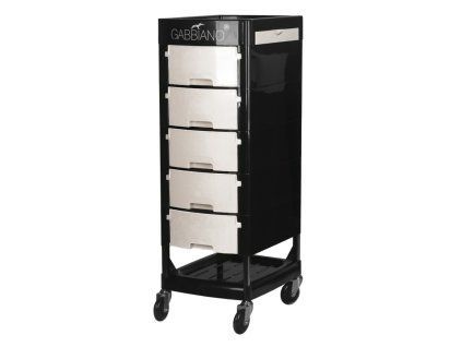 Kadeřnický vozík GABBIANO FT65 BLACK/WHITE