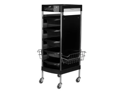 Kadeřnický vozík GABBIANO FX11E BLACK
