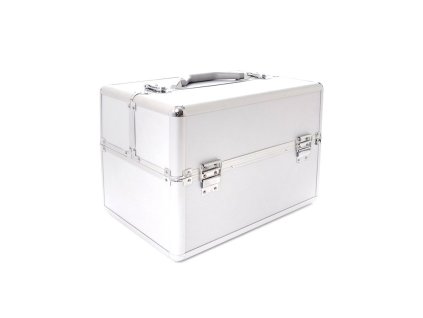 Kosmetický kufr S - stříbrný standart