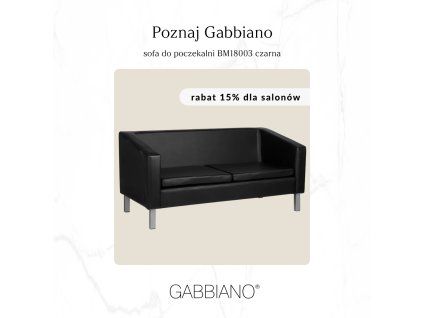 GABBIANO sedačka BM18003 černá