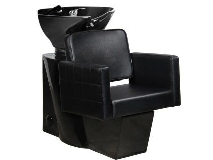 Kadeřnický mycí box GABBIANO ANKARA černá mísa