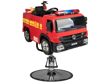 Kadeřnické dětské křeslo hasičské auto