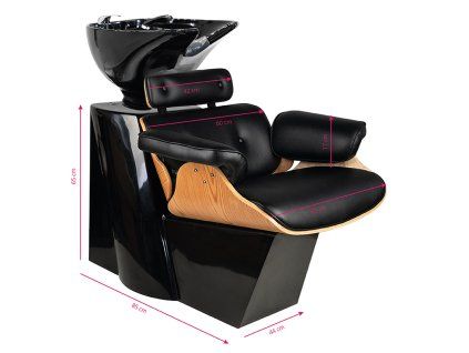 Kadeřnický mycí box GABBIANO FLORENCE černá