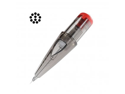 Tetovací jehly- kazety El Cartel 1211RS 10ks, 0.35mm