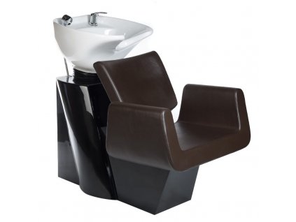 Kadeřnický mycí box Vito BH-8022 - hnědý