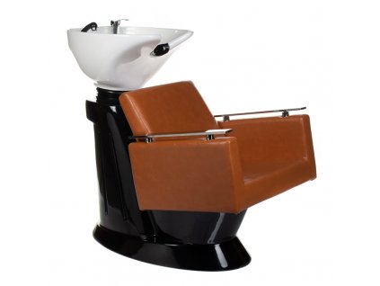 Kadeřnický mycí box MILO BH-8025  - světle hnědý