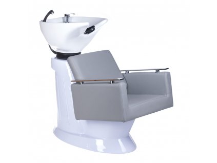 Kadeřnický mycí box MILO BH-8025 - světle šedý