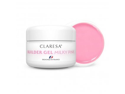 CLARESA STAVEBNÍ GEL Milky Pink -25 g