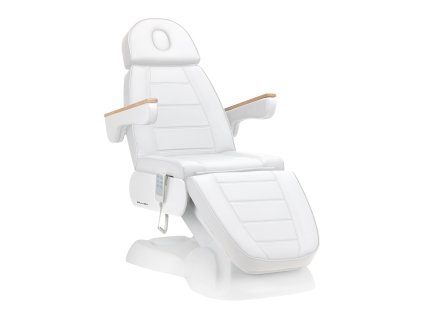 Elektrické kosmetické křeslo Sillon LUX 3motory, BÍLÉ