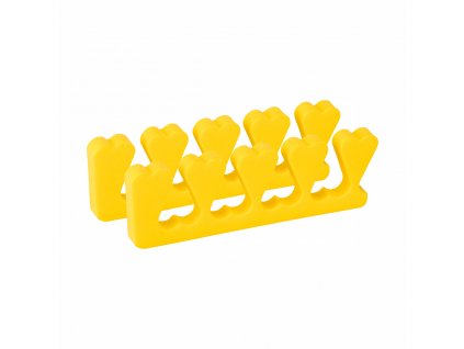 Jednorázové oddělovače prstů 10 kusů - žluté
