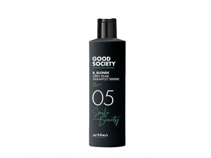 ARTEGO 05 B_BLONDE GREY PEARL PERLOVÝ ŠAMPON PRO NEUTRALIZACI ORANŽOVĚ ŽLUTÝCH ODLESKŮ S ROSTLINNÝM KERATINEM 250 ml