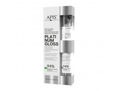 Apis home terapis platinový lesk revitalizační oční krém s platinou a bioaktivními peptidy 10 ml