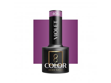 OCHO NAILS Hybrídní gel lak na nehty violet 406 -5 g
