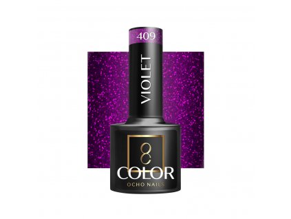OCHO NAILS Hybrídní gel lak na nehty violet 409 -5 g