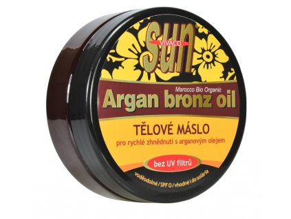 Opalovací máslo s BIO arganovým olejem SPF 0 SUN VITAL                   200 ml