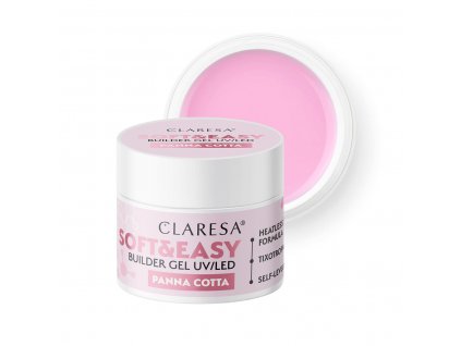 Claresa stavební gel Soft&Easy gel panna cotta 45g