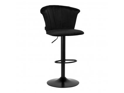4Rico Barová židle QS-B801 - sametově černá