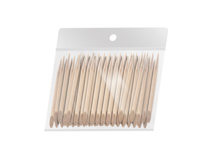 OCHO NAILS Dřevěné tyčinky na kůžičku 6,5 cm 100 ks.