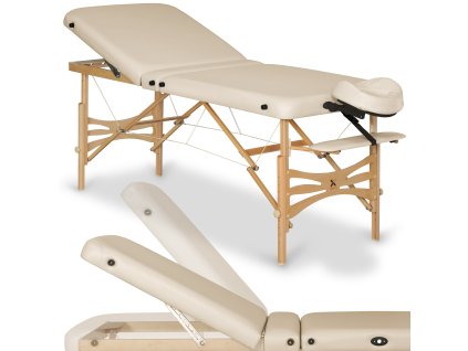 SIMPLY Masážní lehátko PAW K033 béžové