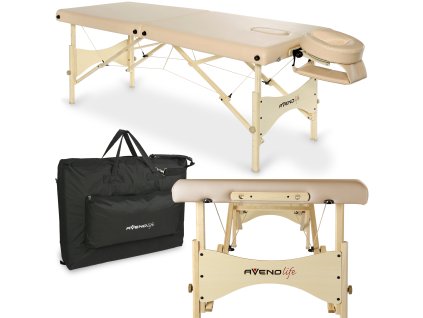 SIMPLY Masážní lehátko ESP K607 béžové