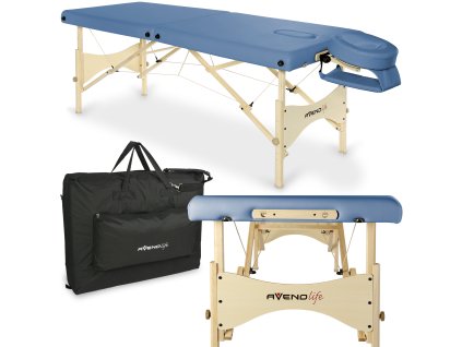 SIMPLY Masážní lehátko ESP K651 modré