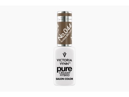 Hybridní gel lak PURE CREAMY HYBRID 044 Warm Brown 8 ml