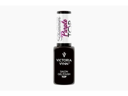 Koncový gel TOP Shimmer Purple bez výpotku 8 ml