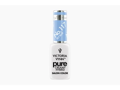 Hybridní gel lak PURE CREAMY HYBRID 117 Sky Blue 8 ml
