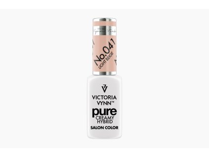 Hybridní gel lak PURE CREAMY HYBRID 041 Light Beige 8 ml