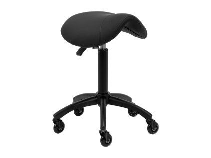 Kosmetický taburet Saddle One - černý
