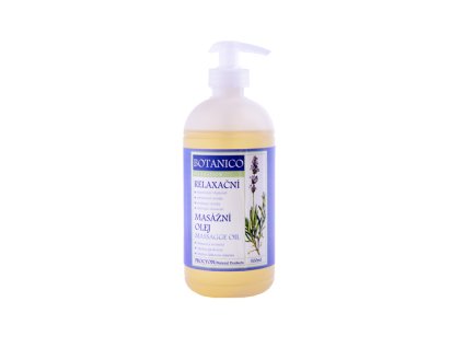 OUTLET-Konopný relaxační stimulační masážní olej 500ml-VÝPRODEJ