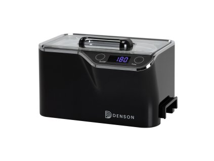 Ultrazvuková čistička 0,6 l / 50 W - černá