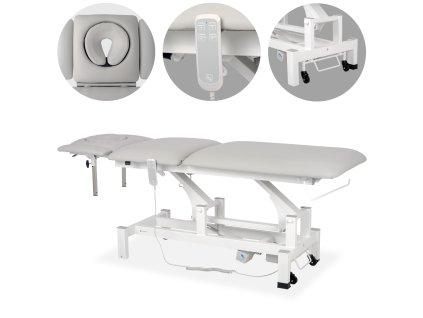 Elektrické terapeutické lehátko Axis5 Comfort – světle šedé