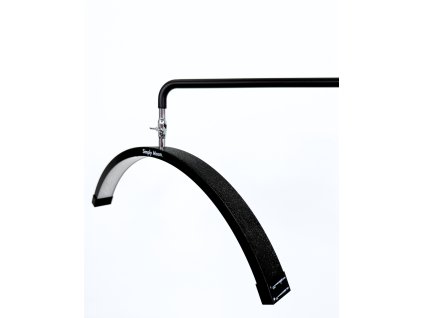 Kosmetická LED lampa s dotykovým ovládáním Simply Moon Černá s černými kamínky