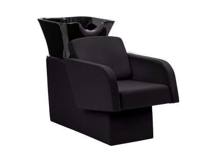 Kadeřnický mycí box Santorini – černý