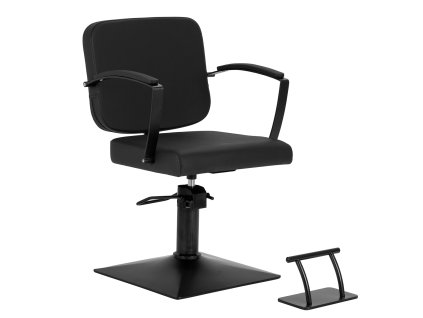 Kadeřnické křeslo Edge Noir, černé