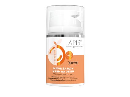 APIS PEACHY SKIN – Hydratační denní krém SPF 20, 50 ml