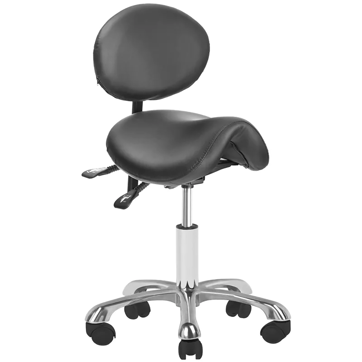 ACTIVESHOP Kosmetický taburet 1025 GIOVANNI - černý