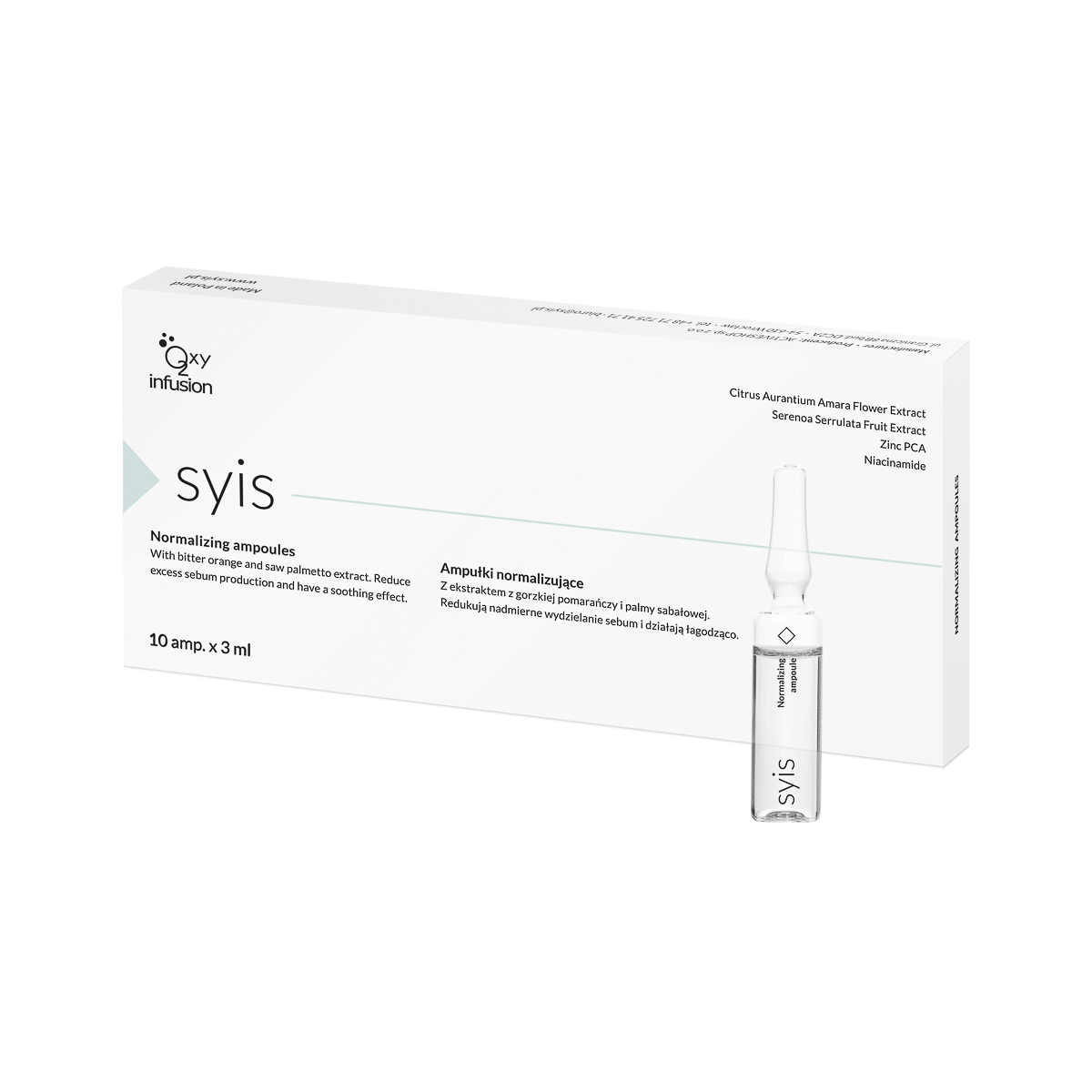 ACTIVESHOP SYIS normalizující ampulky 3x10ml