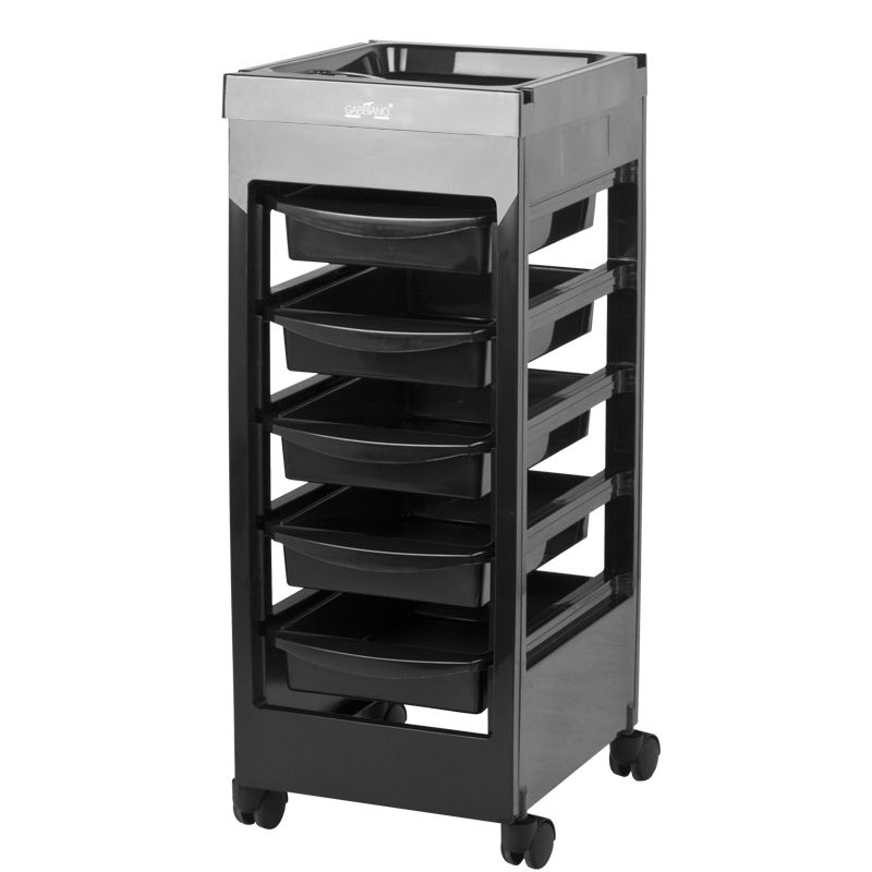 ACTIVESHOP Kadeřnický vozík GABBIANO 048A černý