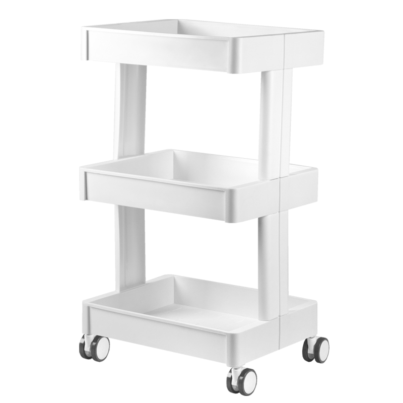 Levně ACTIVESHOP Kosmetický vozík 084 - bílý