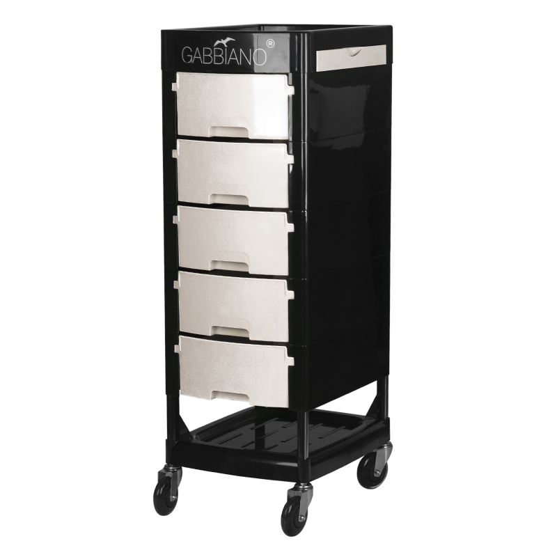 ACTIVESHOP Kadeřnický vozík GABBIANO FT65 BLACK/WHITE