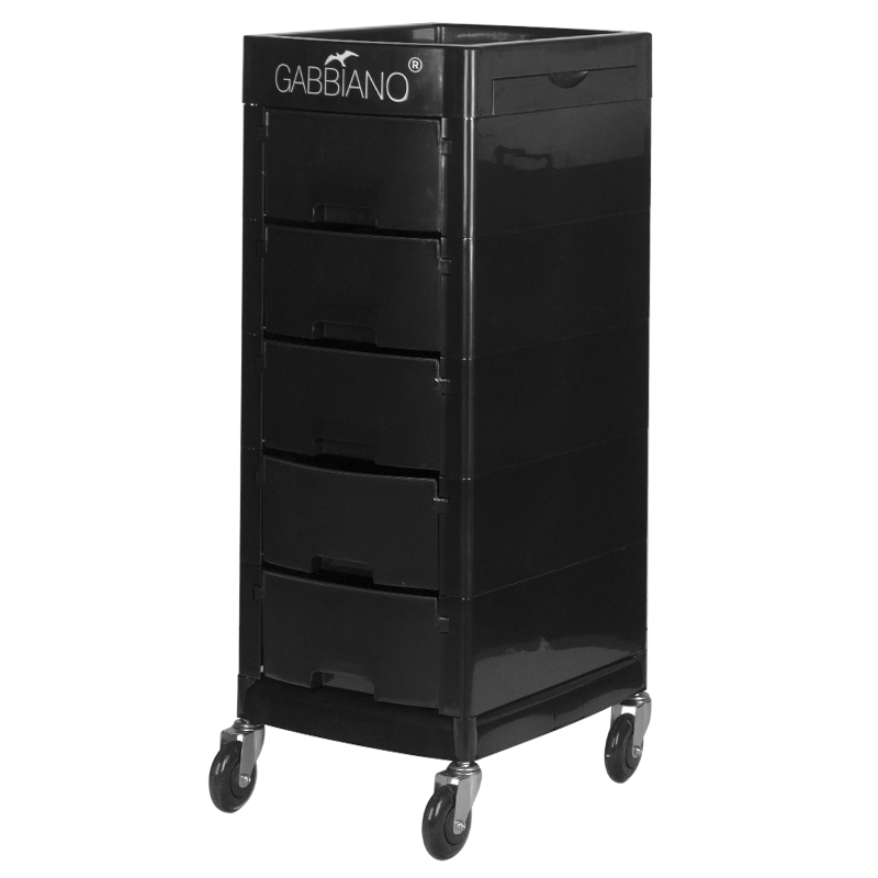 Levně ACTIVESHOP Kadeřnický vozík GABBIANO FT65-A BLACK