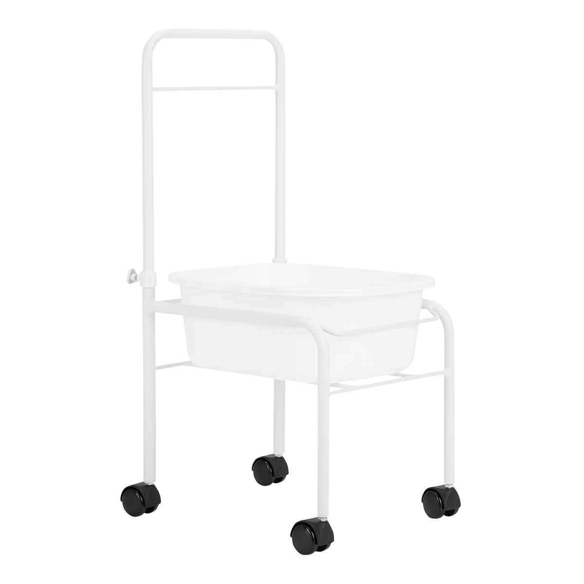 ACTIVESHOP Pedikérská vanička - bílá na kolečkách