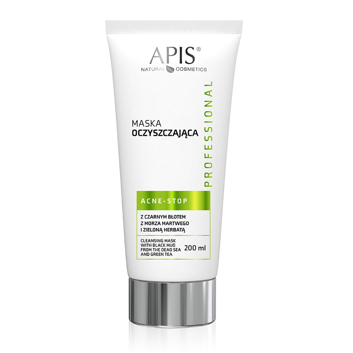 ACTIVESHOP APIS Acne-Stop čisticí maska s černým bahnem 200ml